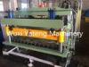 Galvanized Steel Corrugated Roof Panel Roll Forming Machine H-Beam Base And Infeed Guides
