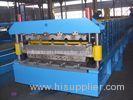 Galvanized Steel Double Deck Roll Forming Machine For Wall Panel 0.3-0.8mm