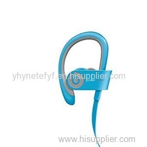 Beats By Dr. Dre Powerbeats 2 Sports Wireless Bluetooth Headphones Noise Cancelling Light Blue