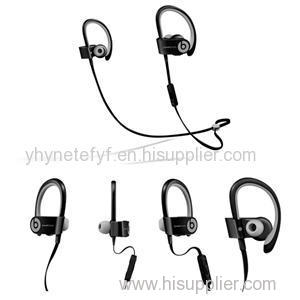 Beats By Dr Dre Powerbeats 2 Wireless Bluetooth In-Ear Hook Black Sports