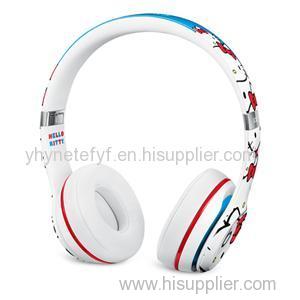 NEW Design Beats Solo 2 By Dr Dre Hello Kitty Wired Special Limited Edition On-Ear Headphone