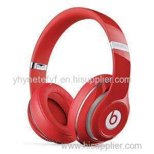 Beats By Dre Studio 2.0 Headband Headphones Red Wired Fast
