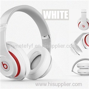 Beats By Dr. Dre Studio 2.0 Over-Ear Wired Headphones White