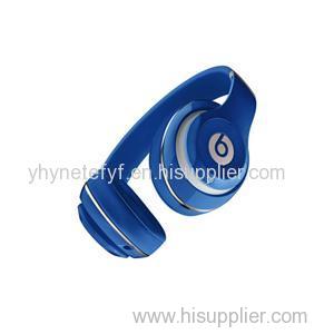 Beats By Dre Studio 2.0 Wireless On Ear Noise-Cancelling Rechargeable Headphones Blue