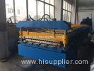 Hydraulic Wall / Roof Panel Roll Forming Machine 0.3-0.8mm Thickness 15 Stations