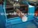 PPGI Material Rain Down Superior Pipe Roll Forming Machine Fly Saw Cutting Type