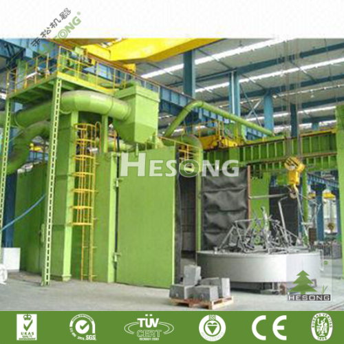 Large Trolley Shot Blasting Machine