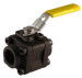 Carbon Steel 2 Piece Ball Valve with Threaded Connection 2000 WOG