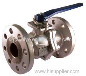 Stainless Steel Ball Valve with 2 Piece Full Port Flanged Connection Class 300