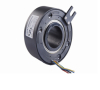 Slip Ring With Through Bore 50mm Various Lead With Fiber Brush Technology Customized Configurations