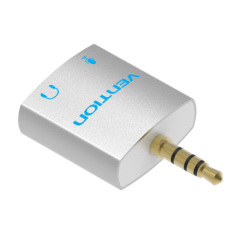 3.5mm Audio Splitter Connector 1 Male to 2 Female Adapter For Headphone PC Mobile Phone Mp3 Mp4