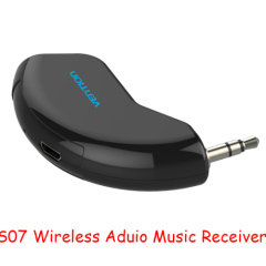 Wireless Car 4.0 Bluetooth Receiver 3.5mm AUX Audio Music Home Hands-free Car Bluetooth Audio Receiver Adapter w