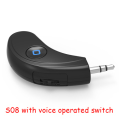 Wireless Car 4.0 Bluetooth Receiver 3.5mm AUX Audio Music Home Hands-free Car Bluetooth Audio Receiver Adapter w