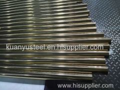 OEMS stainless steel tube colored plating process