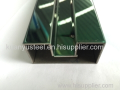 316L corrosion resistant slotted stainless steel color tubes