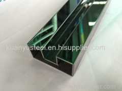 316L corrosion resistant slotted stainless steel color tubes