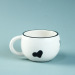 The cow Ceramic white Mug with Funny Design