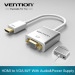 Vention HDMI to VGA Adapter Converter Cable with micro USB power 3.5mm audio interface