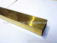 304 grade inox square gold colored tube exporter dealers