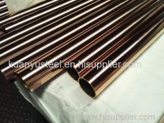 Inox coloring tubes aisi 304 standard stainless steel price