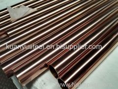 Inox coloring tubes aisi 304 standard stainless steel price