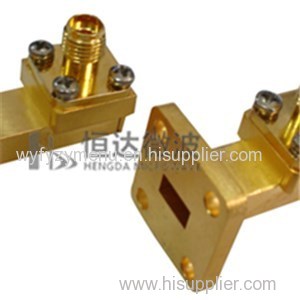 Waveguide to Coaxial Adapter - Right Angle