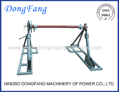 Conductor Drum Stands With Mechanical Brake of Stringing Equipment