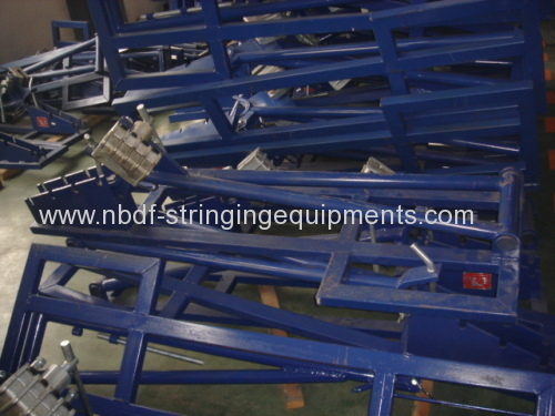 Conductor Reel Stands With Disc Brake of Stringing Equipment