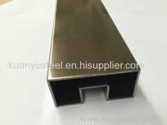 Mirror gold colour 304 tubes plating coated color process