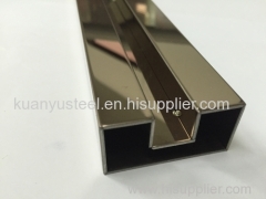 Mirror gold colour 304 tubes plating coated color process