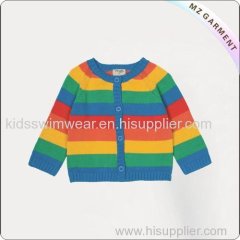 Girls' Rainbow Cardigan wear
