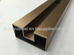 Color pvd stainless steel handrail tubes 304 polish surface