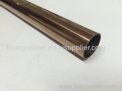 ASTM standard color process stainless steel tube factory in China