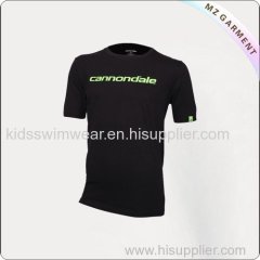 Black T-Shirt Cycling Wear