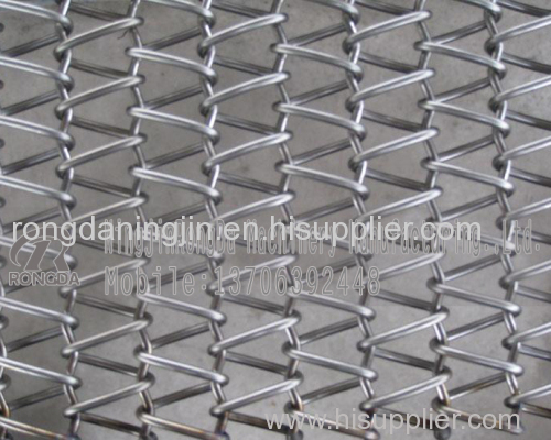 High temperature resistant metal conveyor belt