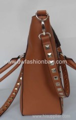 Fashion stud PU handbag
