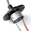 8 Circuits Capsule Slip Ring Gold-Gold Silver-Plated Insulated Lead Wires In Indexing Tables