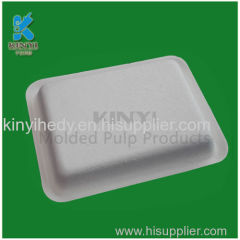 Fiber pulp molded plant pots tray