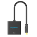 Vention Micro HDMI to VGA Cable HDMI Male to Female VGA Adapter With 3.5mm Audio Jack&Power Supply For XBOX PS4