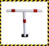 manual silver or yellow car park barrier road barrier