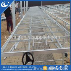 Greenhouse rolling bench for sale