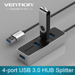 Vention USB HUB USB 2.0 to USB 2.0 3 Port With Audio Interface Adapter