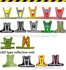 high visibility safety reflective warning vest