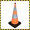 rubber collpsible foldable traffic cone