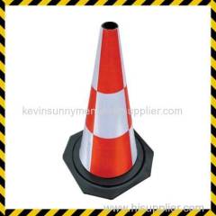 rubber reflective road traffic cone