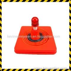 led high visibility foldable traffic cone
