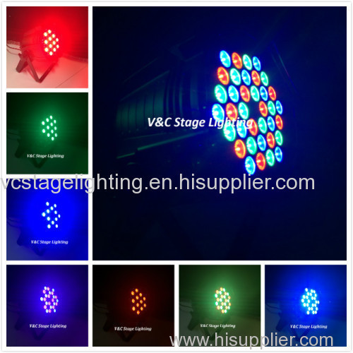 Stage LED Par Cans 36x3W RGB LED PAR