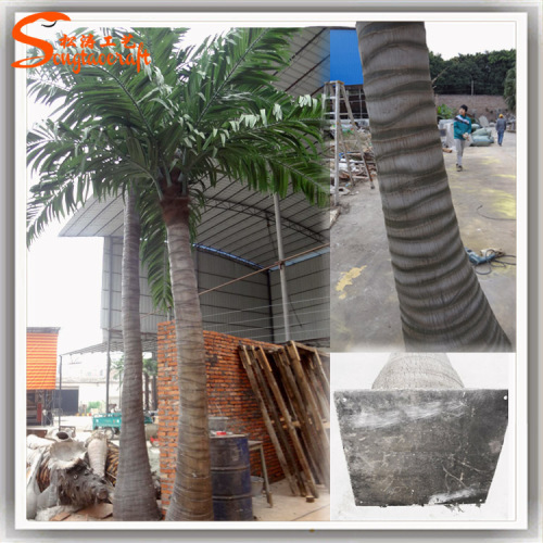 Styleized Artificial coconut trees fake green leaves Palm Tree for complex decoration