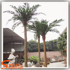 Styleized Artificial coconut trees fake green leaves Palm Tree for complex decoration