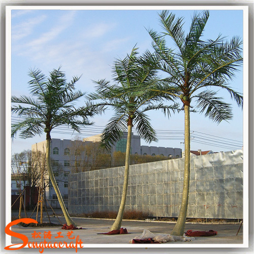 simulation palm trees plastic leaves Artificial coconut Palm Tree for beach decoration